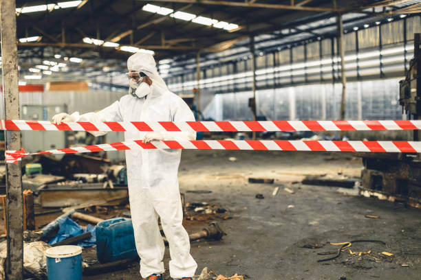 Professional Infectious Disease Decontamination technician working in Ridgefield, WA